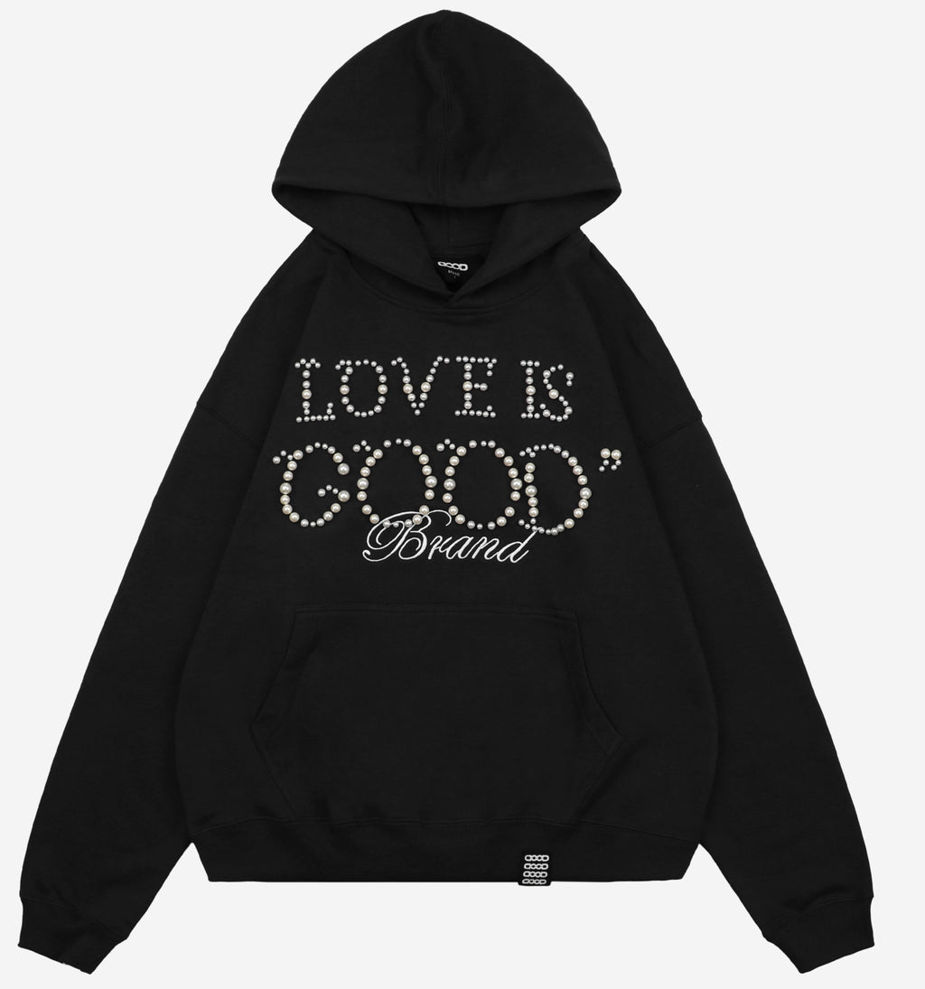 GOODBRAND Love Is Good Hoodie Black (FW24)