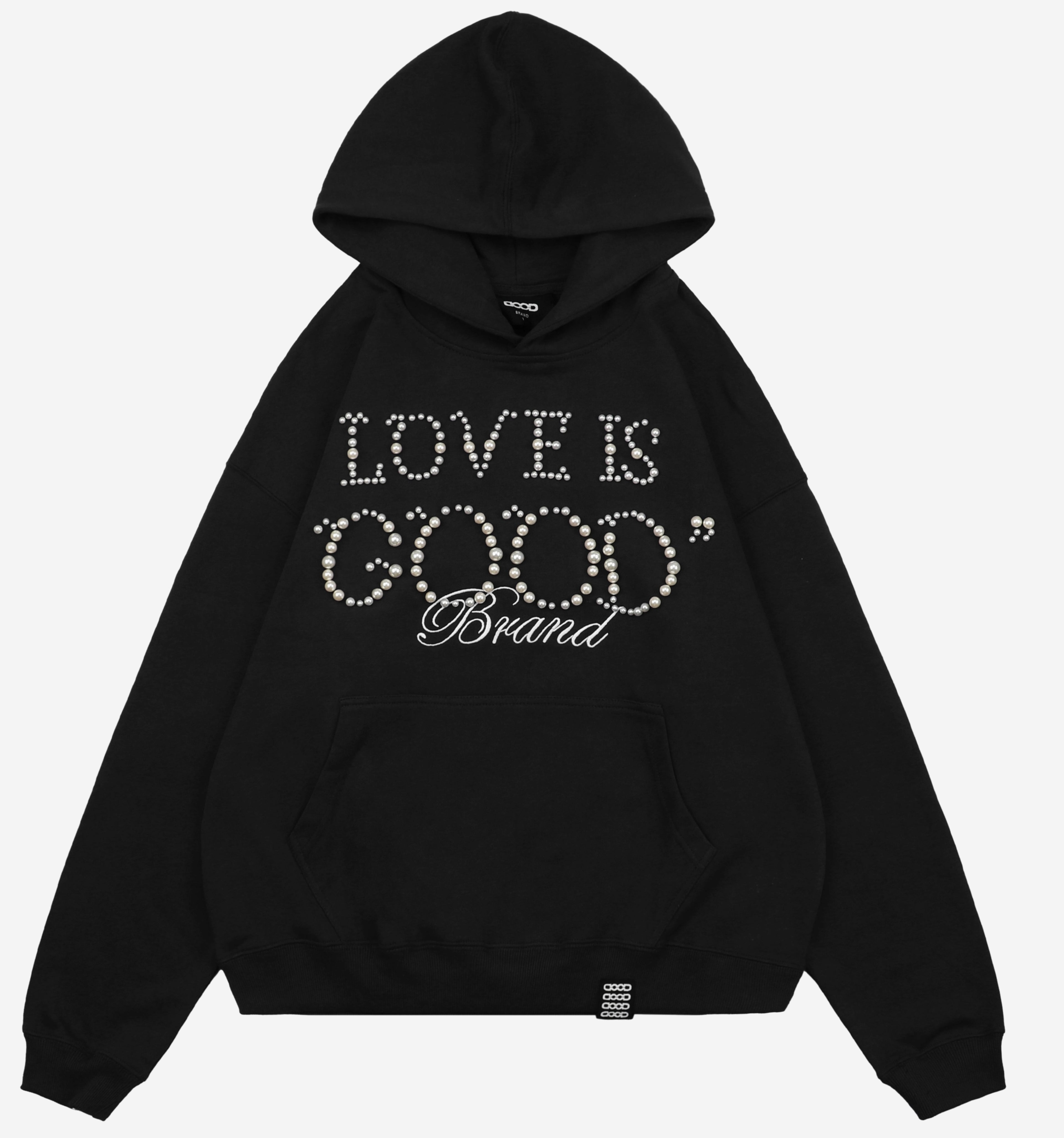 GOODBRAND Love Is Good Hoodie Black (FW24)