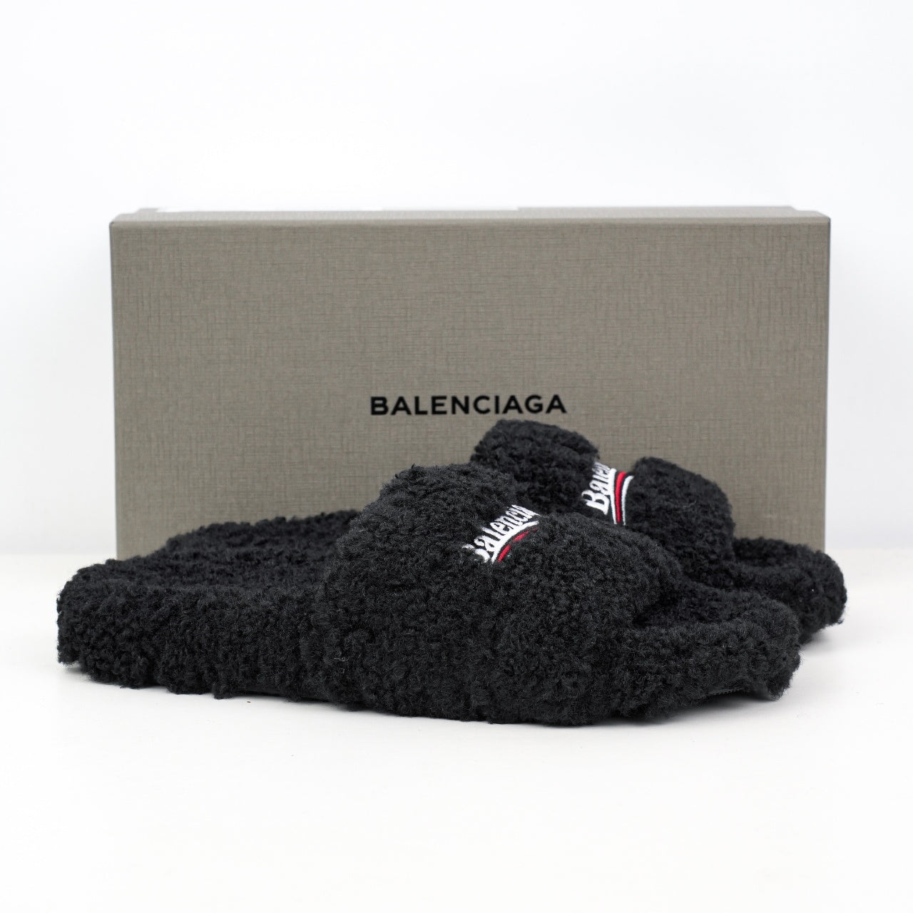 Balenciaga Furry slides