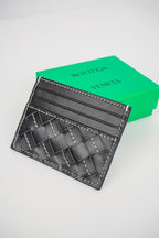 Bottega Veneta Avenue Stitch Leather Card Case