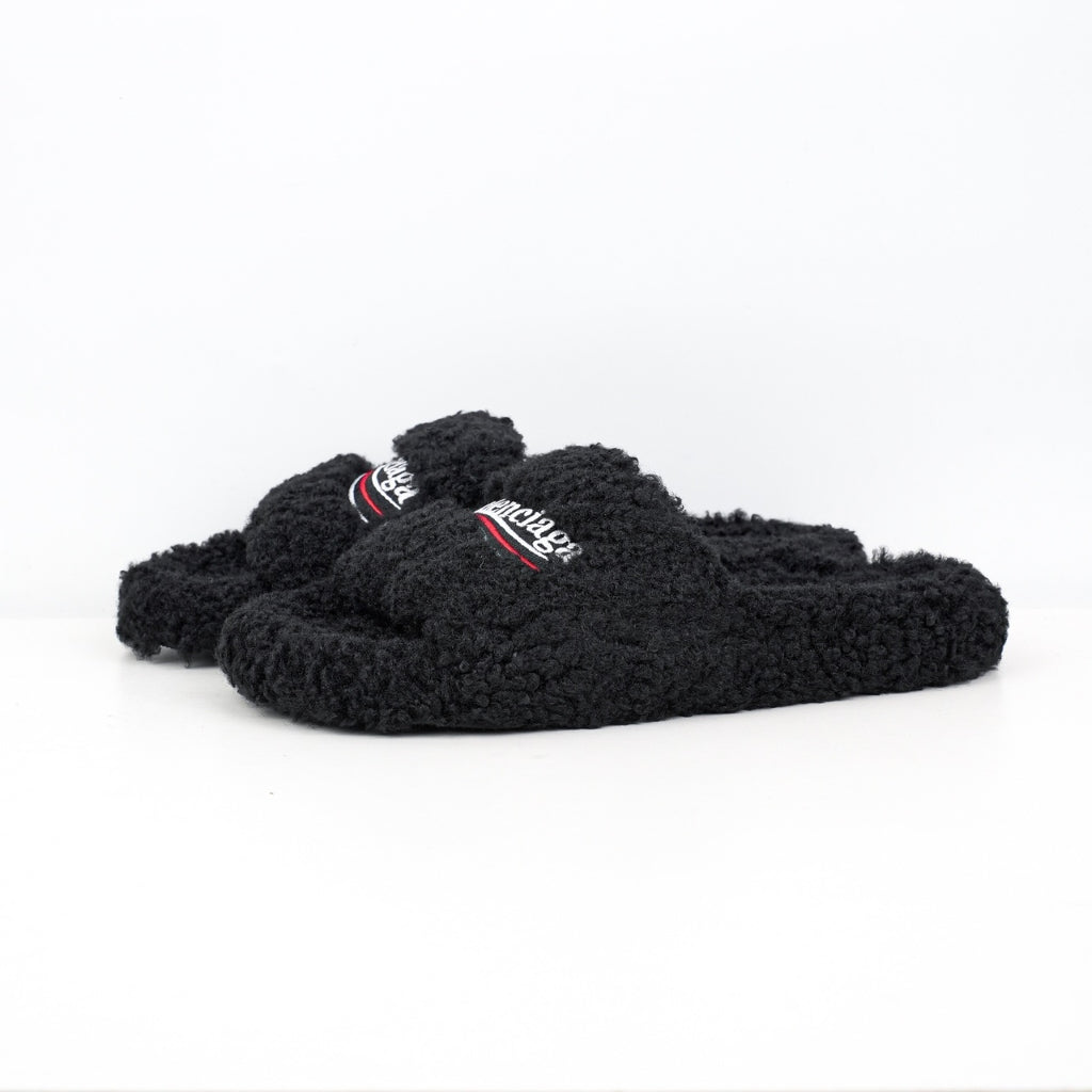 Balenciaga Furry slides