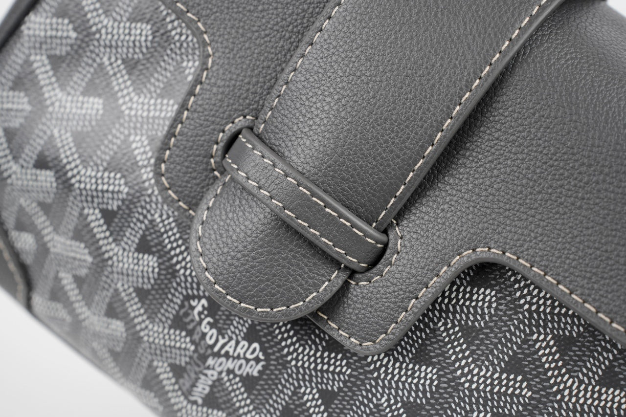 Goyard Mini Saigon Tote Bag (Grey)