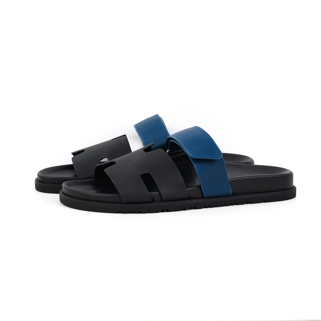 Hermes Chypre Sandal Black & Blue