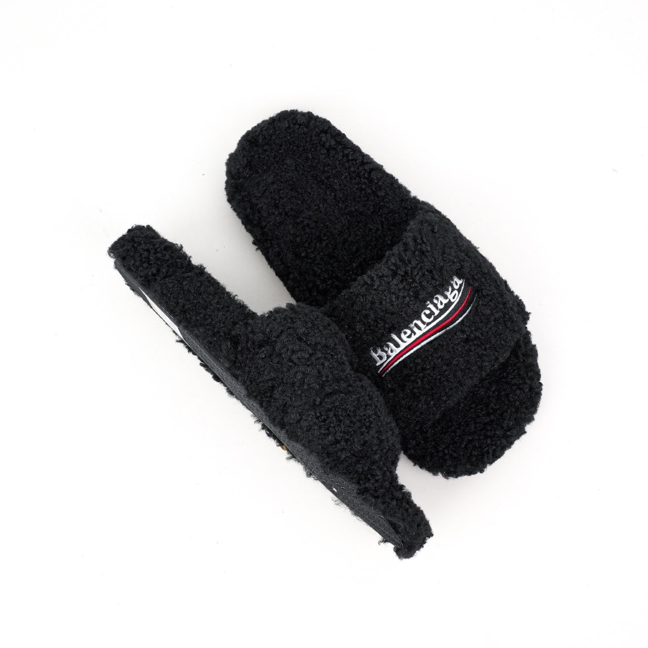Balenciaga Furry slides
