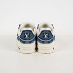 Louis Vuitton Trainer Sneaker Blue Damier Denim