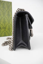 Gucci Dionysus GG Supreme Super Mini Bag Black