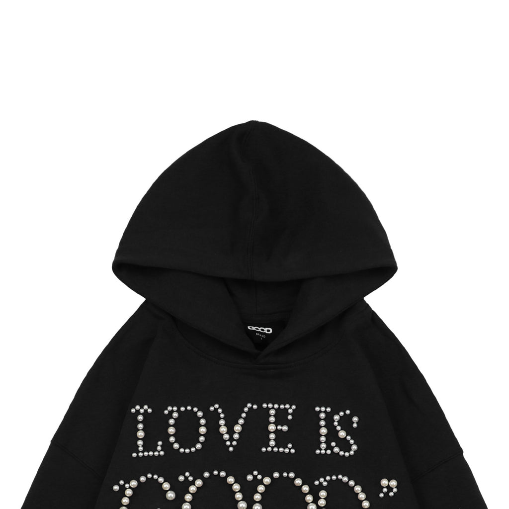 GOODBRAND Love Is Good Hoodie Black (FW24)