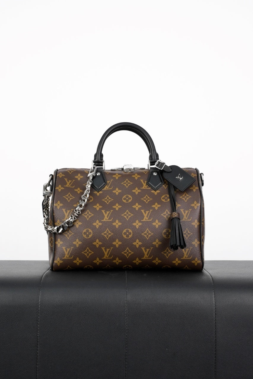 Louis Vuitton Speedy Soft 30 Dark Bag