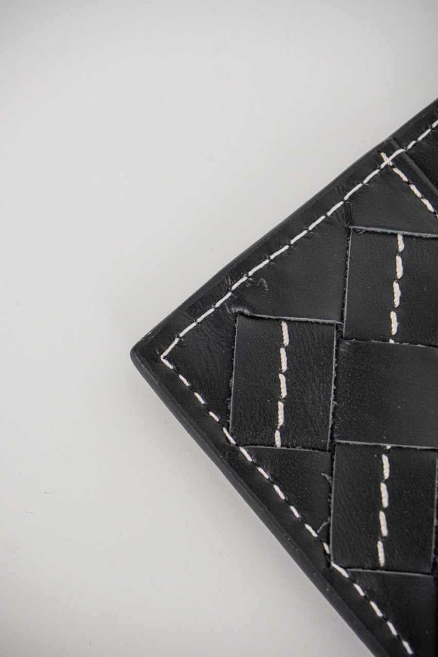 Bottega Veneta Avenue Stitch Leather Card Case