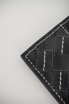 Bottega Veneta Avenue Stitch Leather Card Case