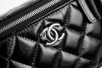 Chanel Matelasse Vanity Chain Shoulder Bag Black
