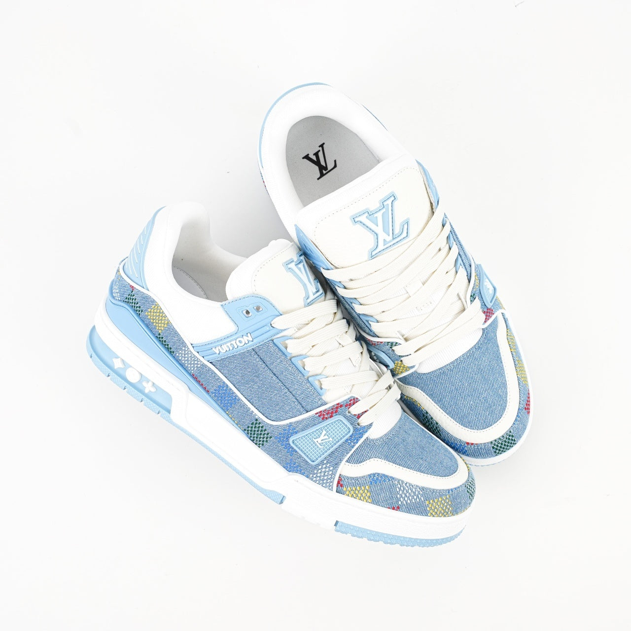 Louis Vuitton Trainer Sneaker Monogram Denim
