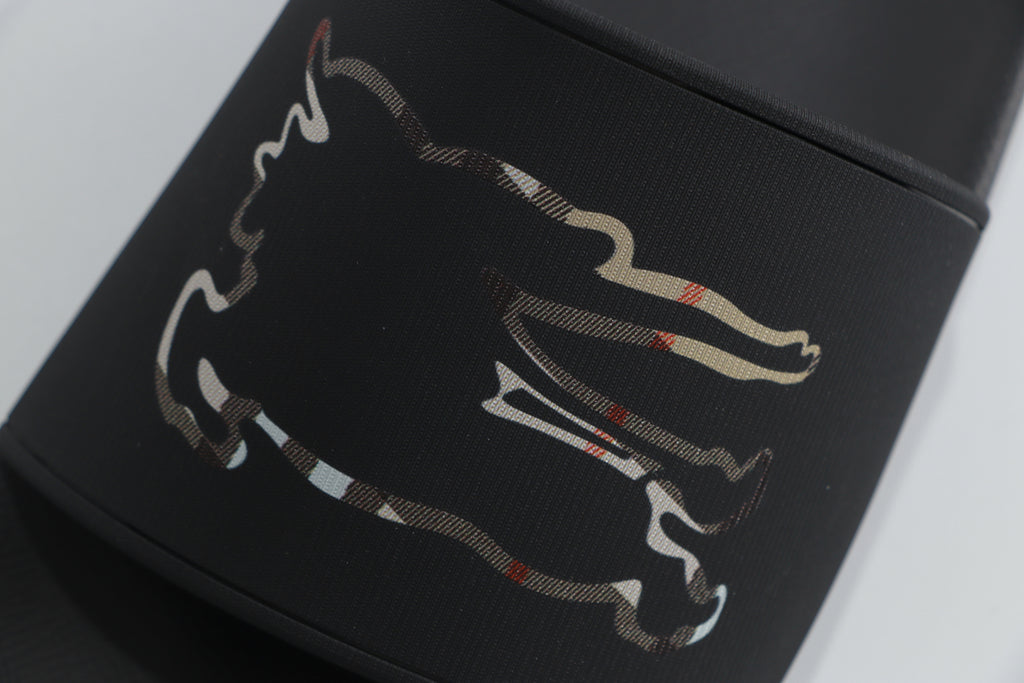 Burberry Check EKD Motif Slides