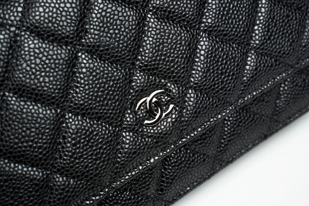 Chanel Quilted Caviar Wallet long wallets