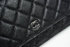Chanel Quilted Caviar Wallet long wallets