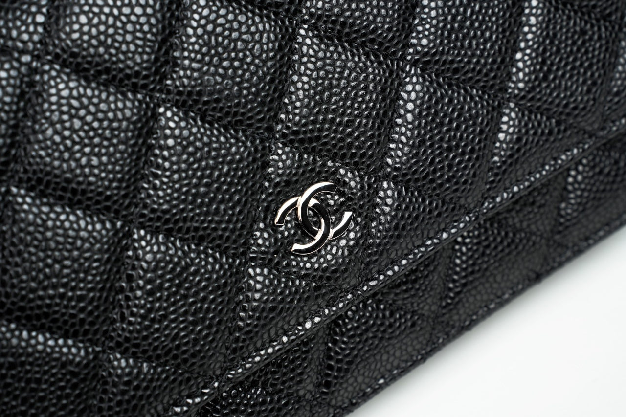 Chanel Quilted Caviar Wallet long wallets