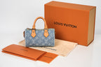 Louis Vuitton Denim Blue Nano Speedy