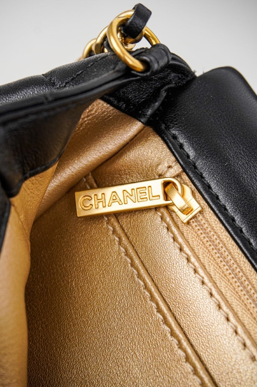 Chanel Classic Small Black Lambskin GHW