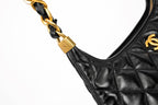 Chanel 24A CC Chain Hobo Black Bag