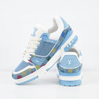 Louis Vuitton Trainer Sneaker Monogram Denim