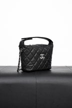 Chanel 25C Quilted Hobo Clutch
