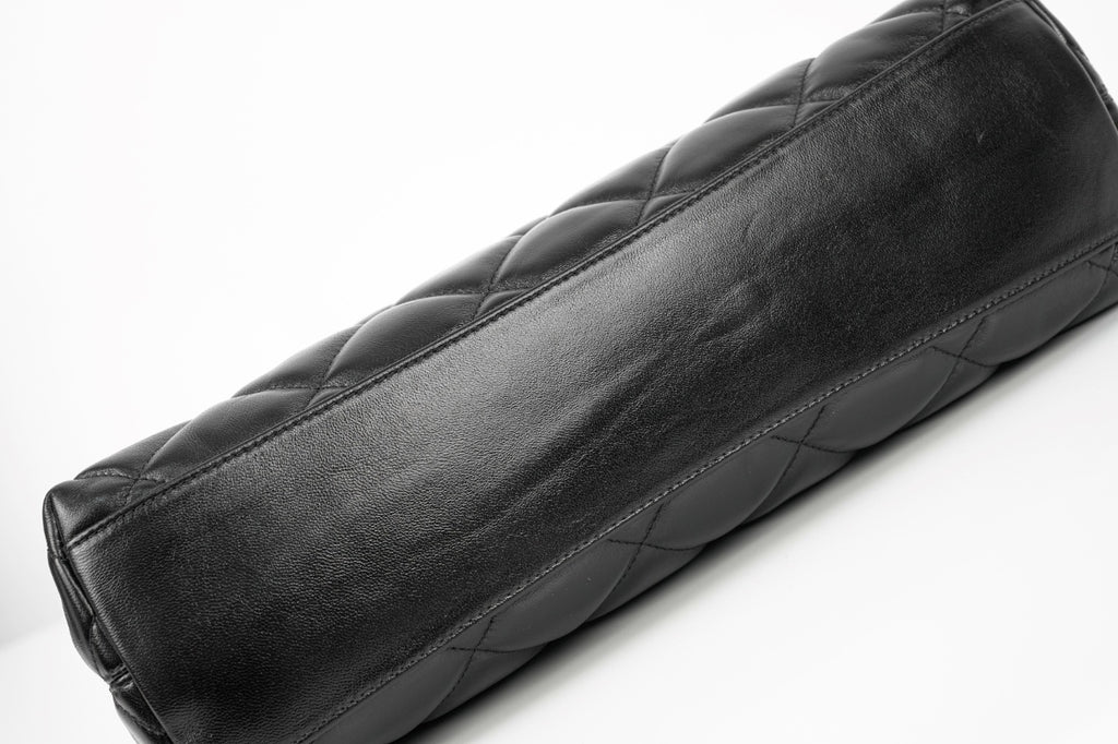 Chanel 24A CC Chain Hobo Black Bag