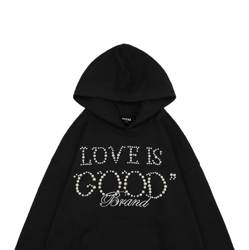 GOODBRAND Love Is Good Hoodie Black (FW24)