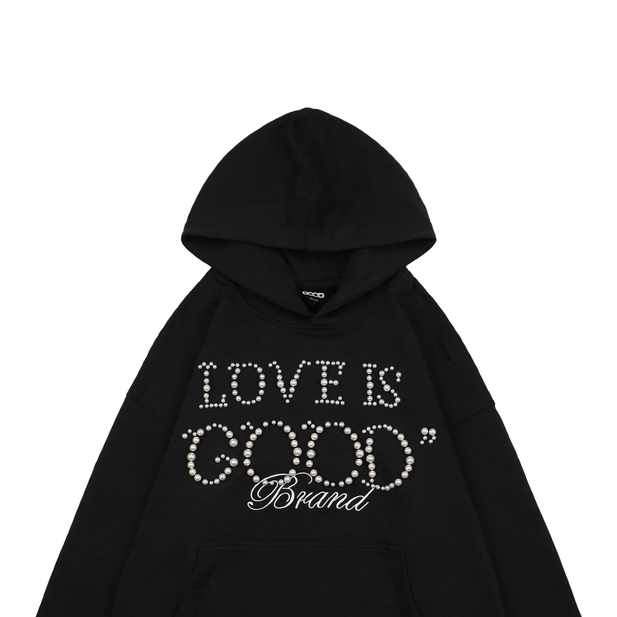 GOODBRAND Love Is Good Hoodie Black (FW24)