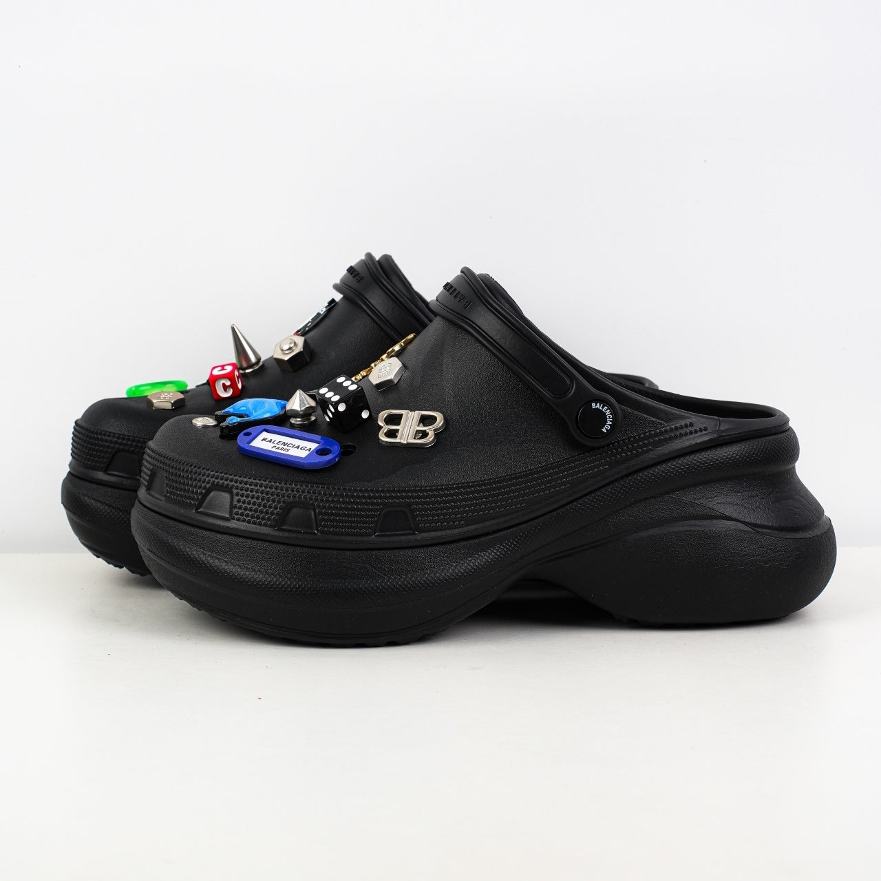 Balenciaga x Crocs Jibbitz Mules