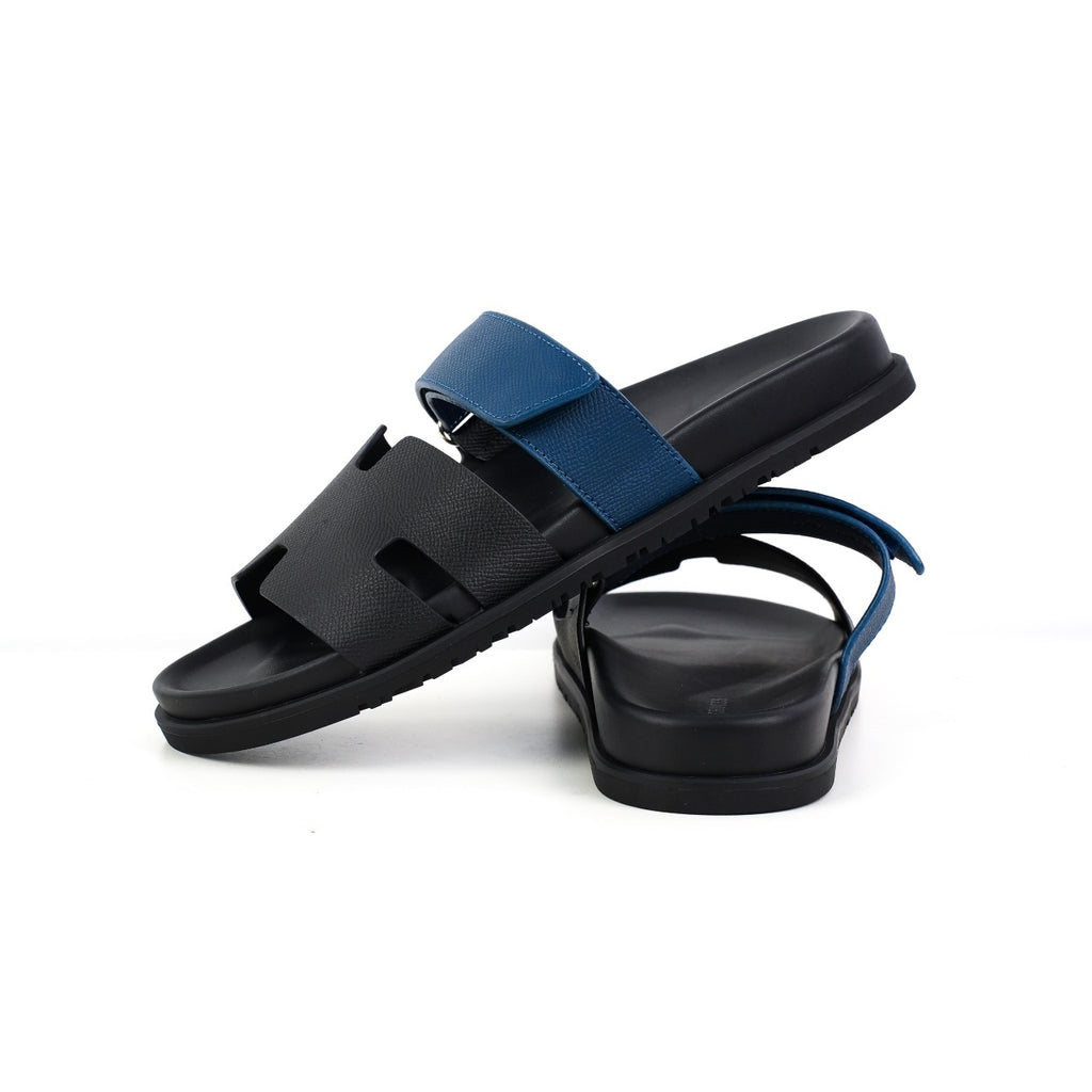 Hermes Chypre Sandal Black & Blue