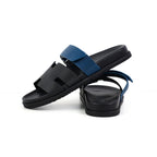 Hermes Chypre Sandal Black & Blue