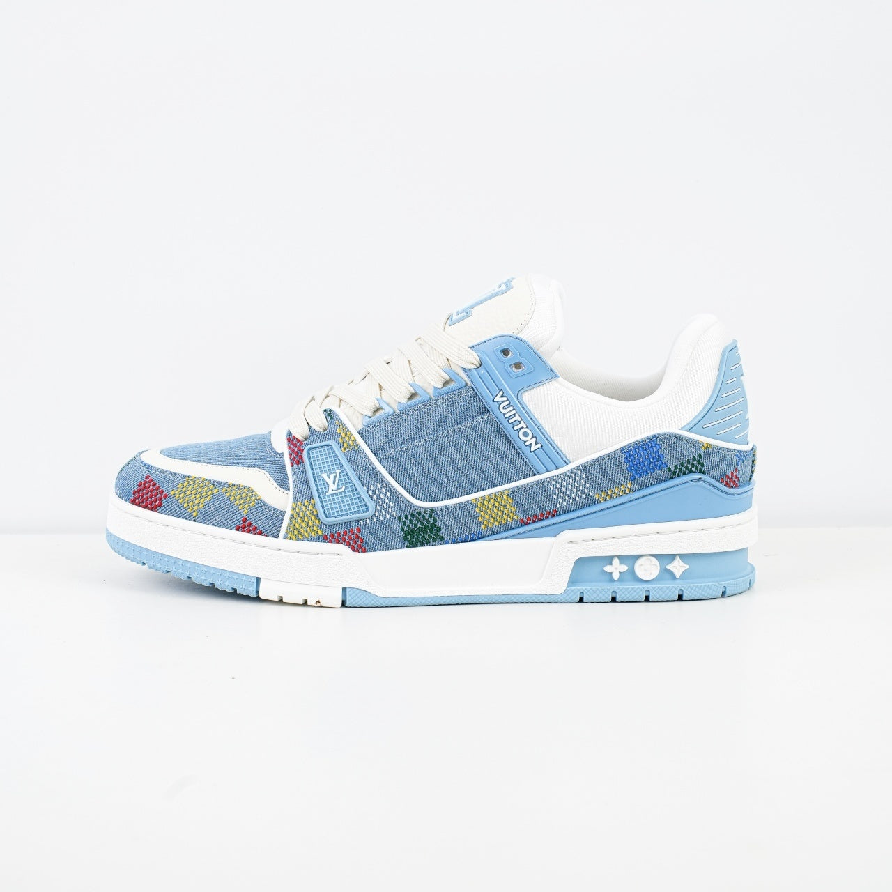Louis Vuitton Trainer Sneaker Monogram Denim