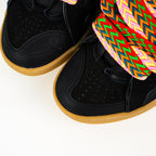 Lanvin calf suede chunky lace-up sneakers