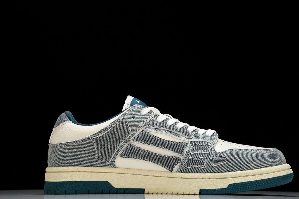 Amiri Skel Top Low Denim “ Slate Blue”