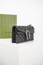 Gucci Dionysus GG Supreme Super Mini Bag Black
