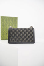 Gucci Dionysus GG Supreme Super Mini Bag Black