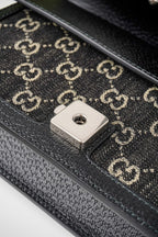 Gucci Dionysus GG Supreme Super Mini Bag Black