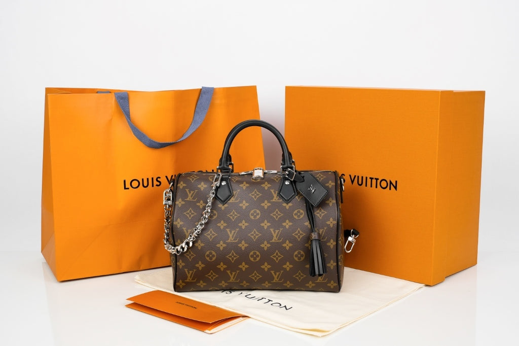 Louis Vuitton Speedy Soft 30 Dark Bag