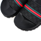 Gucci Rubber Web Slides