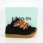 Lanvin calf suede chunky lace-up sneakers